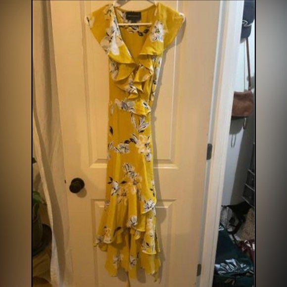Donna Morgan/Nordstrom Yellow Dress - Picture 3 of 5